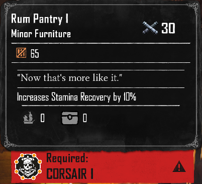 Rum Pantry I (Required:Corsair 1)